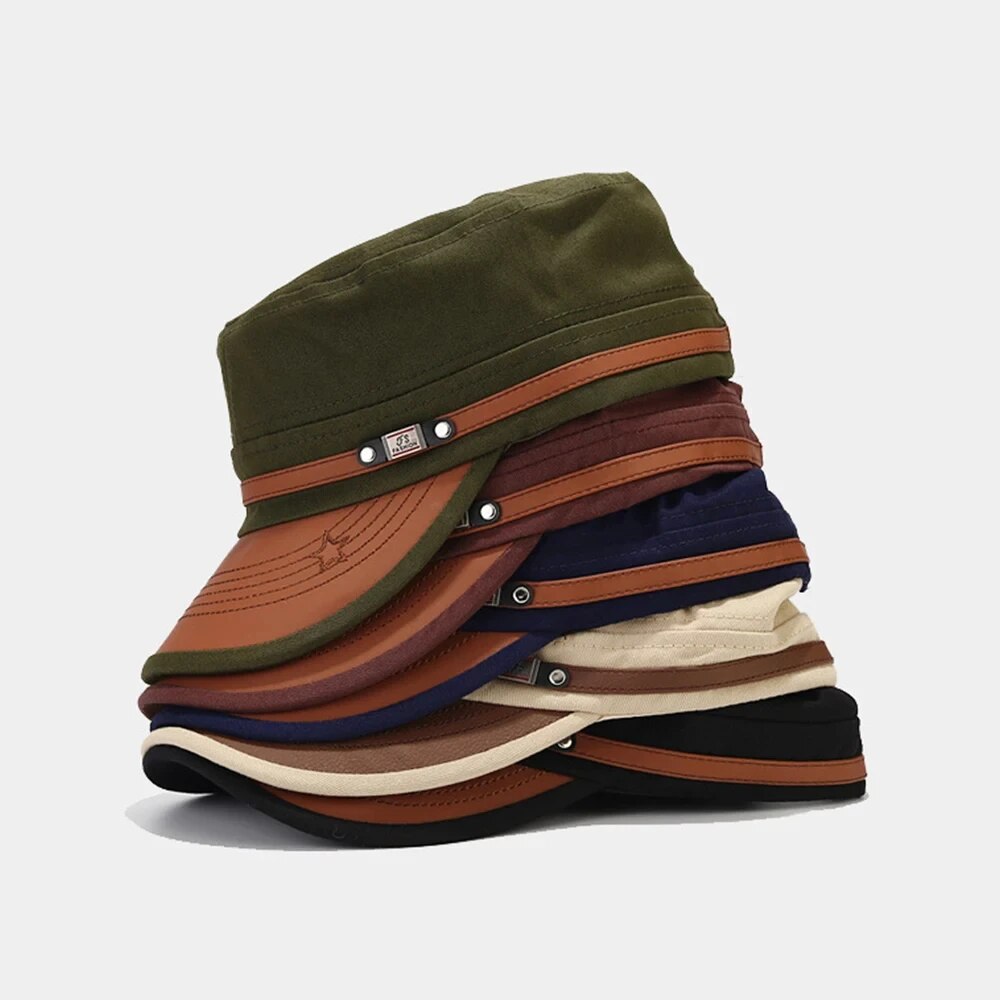 Snapback Hat Flat - Cappello da cadetto casual Uomo Berretti